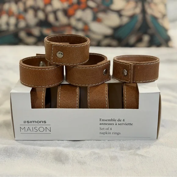 NWT Simon’s Napkin Rings (8) - Picture 2 of 3